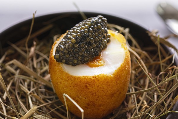 Eggs With Caviar
